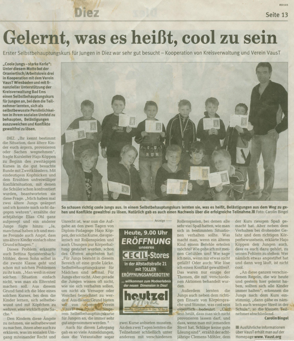 Gelernt was es heißt cool zu sein